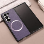 Магнитен калъф за Samsung Galaxy Z Fold 6 лилав