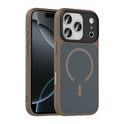 Оригинален калъф Brabus за iPhone 17 Pro Max кафяв