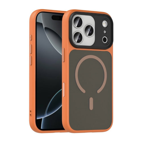 Оригинален калъф Brabus за iPhone 17 Pro Max оранжев