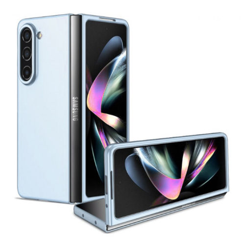 Силиконов калъф за Samsung Galaxy Z Fold 4 бебешко синьо