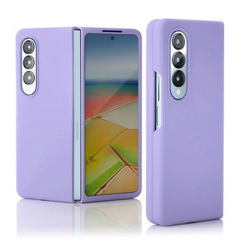 Силиконов калъф за Samsung Galaxy Z Fold 4 лилав