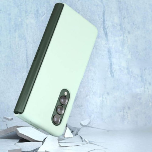 Силиконов калъф за Samsung Galaxy Z Fold 6 зелен удароустойчив