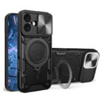 Удароустойчив калъф с пръстен за iPhone 17