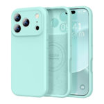 Качествен силиконов калъф за iPhone 17 Pro Max тифани