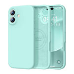 Качествен силиконов калъф за iPhone 17 тифани