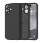 Качествен силиконов калъф за iPhone 17 черен