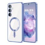 Луксозен калъф с Magsafe за Samsung Galaxy S25 Plus син