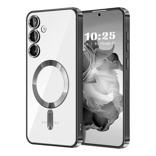 Луксозен калъф с Magsafe за Samsung Galaxy S25 Plus черен