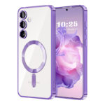 Луксозен калъф с Magsafe за Samsung Galaxy S25 Ultra лилав