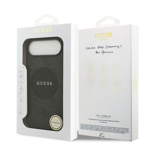 Калъф GUESS с Magsafe за iPhone 17 Air черен кутия