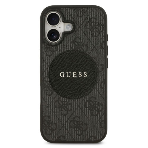 Калъф GUESS с Magsafe за iPhone 17 черен гръб