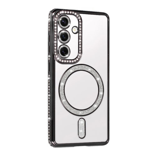 Луксозен калъф с кристали за Samsung Galaxy A07 черен