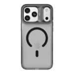 Марков алуминиев калъф за iPhone 17 черен