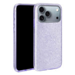 Оригинален калъф с кристали за iPhone 17 Pro Max лилав