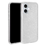 Оригинален калъф с кристали за iPhone 17 сребърен