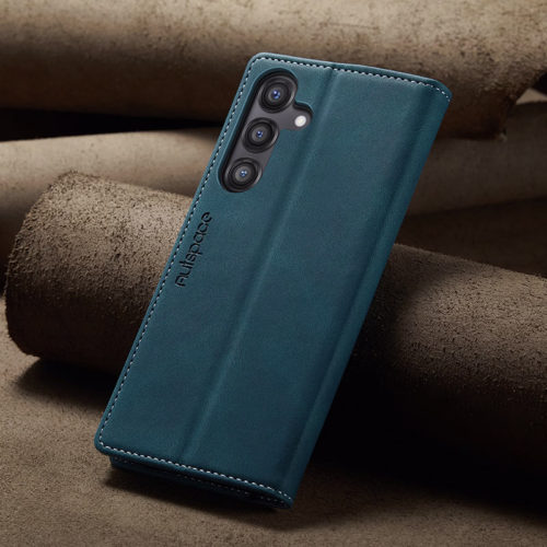 Оригинален кожен калъф за Samsung Galaxy A17 син 21