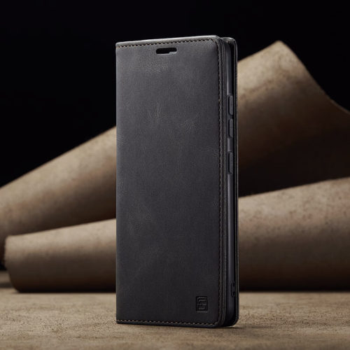 Оригинален кожен калъф за Samsung Galaxy A17 черен 21