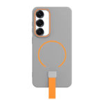 Силиконов калъф с държач за Samsung Galaxy A36 сив