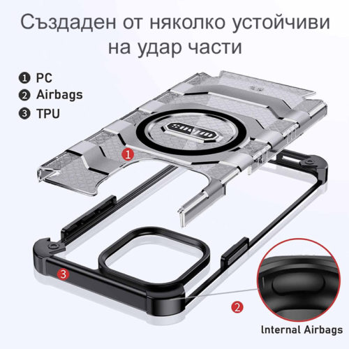 Удароустойчив оригинален калъф за iPhone 16 Pro Max устройство