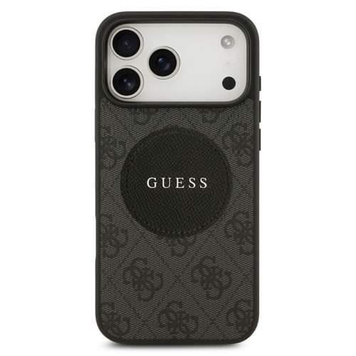 Калъф GUESS с Magsafe за iPhone 17 Pro Max черен гръб