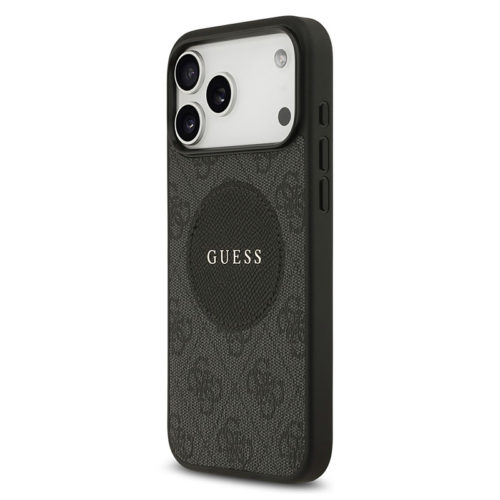 Калъф GUESS с Magsafe за iPhone 17 Pro Max черен защита камера