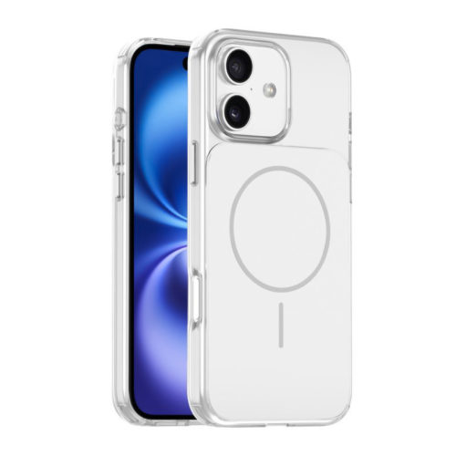 Марков калъф с Magsafe за iPhone 13 бял