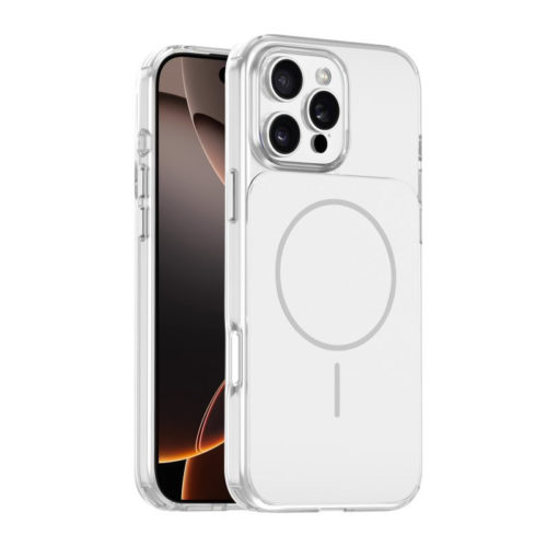 Марков калъф с Magsafe за iPhone 15 Pro Max бял