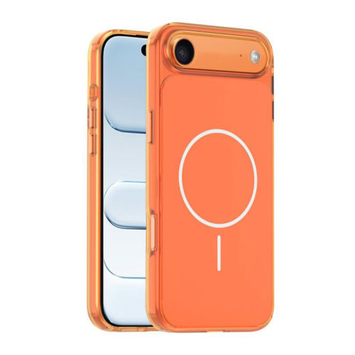 Марков калъф с Magsafe за iPhone 17 Air оранжев