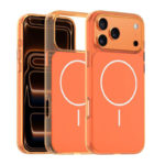 Марков калъф с Magsafe за iPhone 17 Pro Max оранжев
