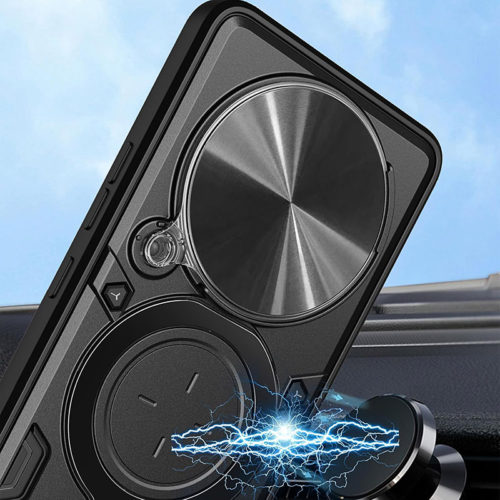 Удароустойчив калъф с пръстен за Xiaomi Redmi Note 15 Pro Plus магнитно закрепване