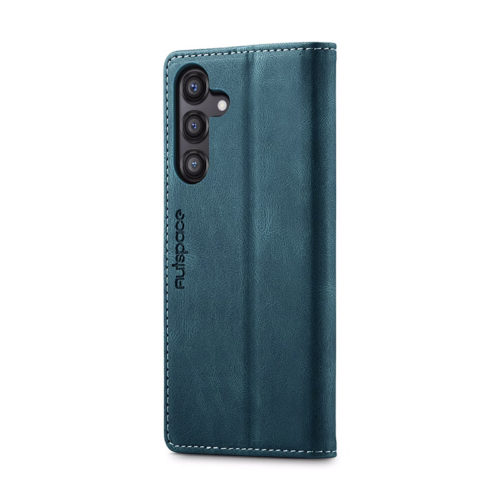 Оригинален кожен калъф за Samsung Galaxy A57 син 15