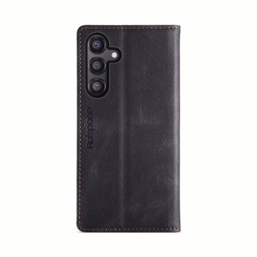 Оригинален кожен калъф за Samsung Galaxy A57 черен 13