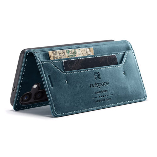 Оригинален кожен калъф за Xiaomi Redmi Note 13 син 2