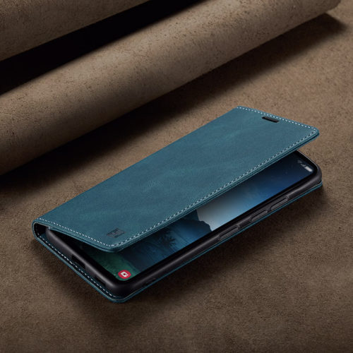 Оригинален кожен калъф за Xiaomi Redmi Note 13 син 24