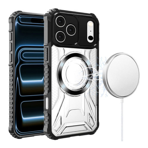 Удароустойчив прозрачен калъф за iPhone 17 Pro Max