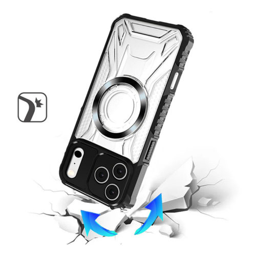 Удароустойчив прозрачен калъф за iPhone 17 Pro Здрави ъгли