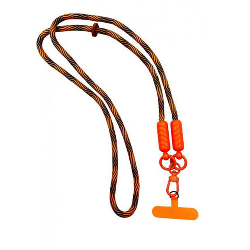 Шарено оранжева връзка за телефон