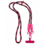 Шарено розова връзка за телефон