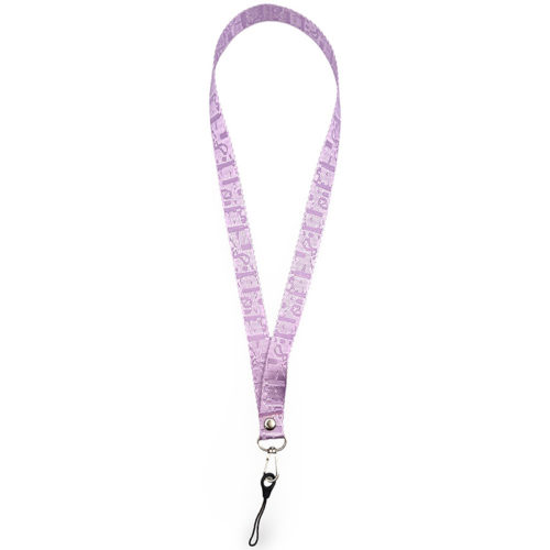 Широка връзка за телефон розова