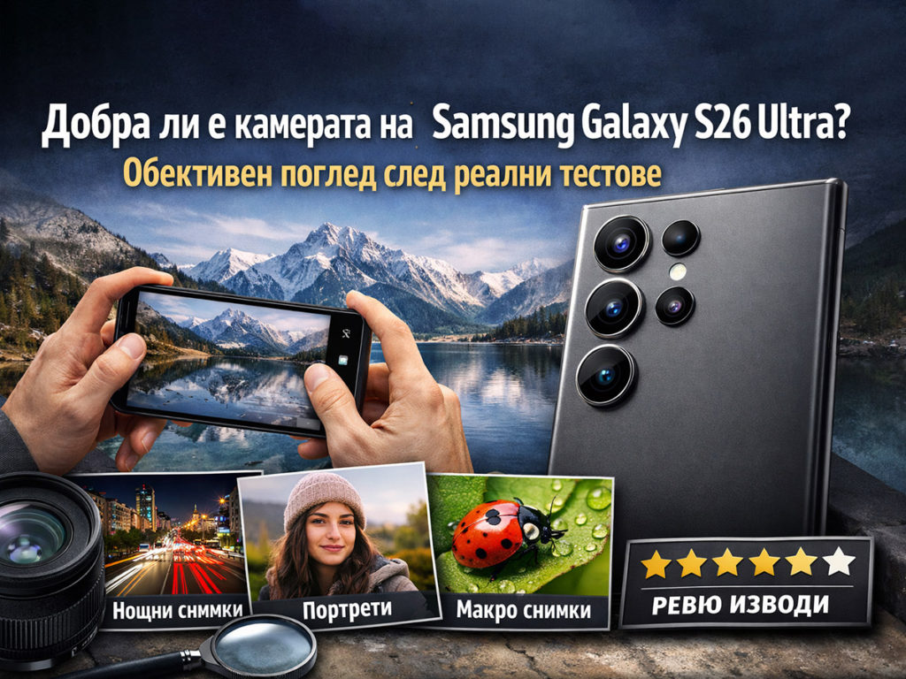 Добра ли е камерата на Samsung Galaxy S26 Ultra