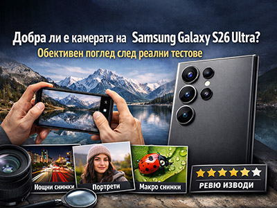 Добра ли е камерата на Samsung Galaxy S26 Ultra