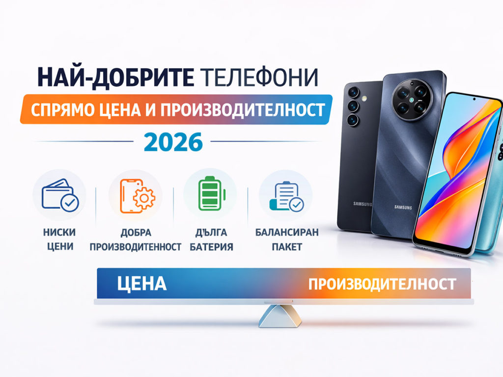 Най-добрите телефони спрямо цена и производителност