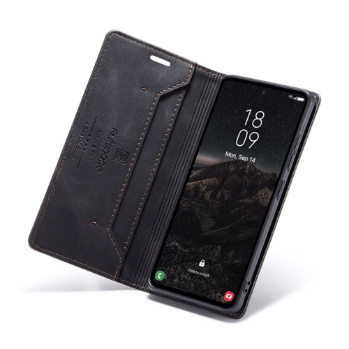 Оригинален кожен калъф за Samsung Galaxy S26 черен 5