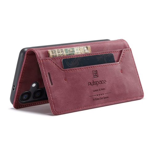 Оригинален кожен калъф за Samsung Galaxy S26 червен 2