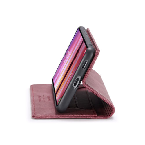 Оригинален кожен калъф за Samsung Galaxy S26 червен 7