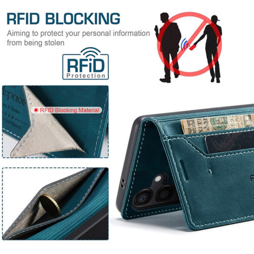 Оригинален кожен калъф за Samsung Galaxy S26 Plus син 18