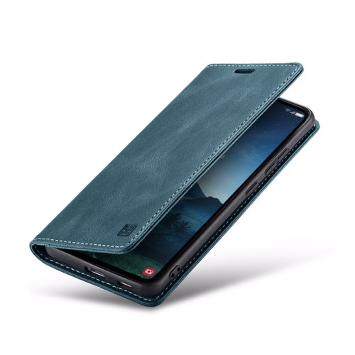 Оригинален кожен калъф за Samsung Galaxy S26 син 5