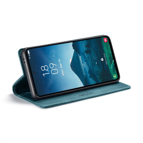 Оригинален кожен калъф за Samsung Galaxy S26 син 8