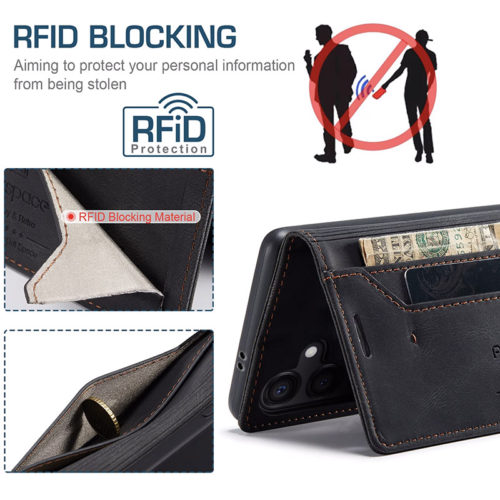 Оригинален кожен калъф за Samsung Galaxy S26 Ultra черен 17