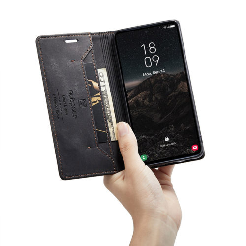 Оригинален кожен калъф за Samsung Galaxy S26 Ultra черен 7